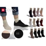 【BVD】 1/2細針少女襪<紫>BW303 薄款 短襪 襪子, , large