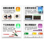 【雙手萬能】超值6座6切3P安全延長線-6尺/180公分, , large