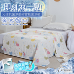 【FOCA】Celebration Flying Elephant | Cool Antibacterial Silver Ion Anti-Stumbling Cooling Yarn Ice Cream Quilt/Four Seasons Quilt 150x200cm, , large