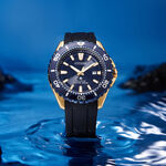 CITIZEN 星辰 PROMASTER MARINE 光動能200米潛水錶-黑x藍 BN0196-01L, , large