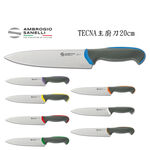 SANELLI 義大利製 1111活動僅此一檔 TECNA系列20cm主廚刀+18cm三德刀+11cm番茄刀+磁性刀架, , large