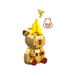 [積木共和國] 【ZUANMA 鑽瑪】117-2 蕉慮水豚(益智拼裝積木), , large