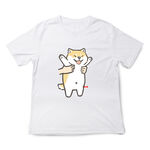JZ TEE Shiba Inu & Cat - Fly High Graphic Tee, , large