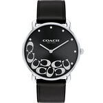 COACH Elliot 金屬光C字皮帶女錶 CO14504336, , large