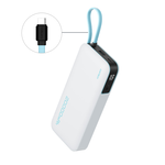 CUKTECH 酷態科 55W TYPE-C 自帶線行動電源 20000mAh (PB200N) - 銀白, , large
