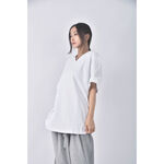(XL) lalala素面白色短袖上衣二手衣, , large