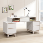 【唯熙傢俱】紀薇橡木雙色4尺書桌, , large