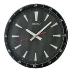 SEIKO 精工 立體時標 滑動式靜音造型掛鐘 QXA802K, , large