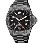 CITIZEN 星辰 PROMASTER GMT 限量光動能兩地時間手錶 BJ7107-83E, , large
