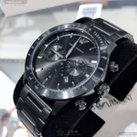 [星晴錶業]ARMANI手錶,44mm,AR00040黑色錶面黑錶殼深黑色精鋼錶帶款, , large
