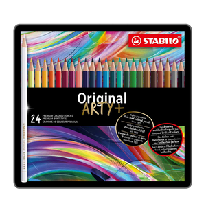 STABILO 德國 思筆樂 Original 藝術樂細緻色鉛筆 鐵盒 24色組/盒 ST8774-6