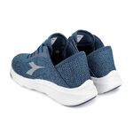 DIADORA迪亞多那 極輕飛織休閒鞋 女運動鞋 女鞋 兩穿式 反光 輕量 透氣 減壓 彈力 棉鞋墊 回彈 防滑 藍 灰, , large