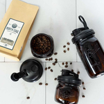 reCAP® Mason Jars Lid POUR cap 黑色寬口梅森罐專用飲料杯蓋 全新升級防漏/飲料隨行杯/提把蓋/飲料蓋/冷水壺, , large