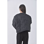 (XL) adidas質感修身短版麵包黑色外套二手衣, , large