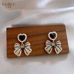 【Gulicc 】古莉可 耳環 珍珠蝴蝶結耳環, , large