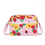 LeSportsac Daniella Crossbody 拉鍊斜背包 側背包 -粉紅花漾, , large
