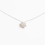 【真鑽真賺項鍊】A'jane 18K白金 璀璨花語 鑽石項鍊 A032503-005, , large