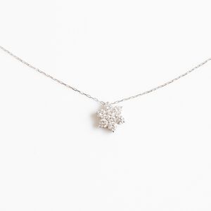 【真鑽真賺項鍊】A'jane 18K白金 璀璨花語 鑽石項鍊 A032503-005