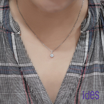 [ides愛蒂思] 設計款50分D/E色極致EX車工鑽石項鍊鎖骨鍊5選1 (款式選項請於訂單備註), , large