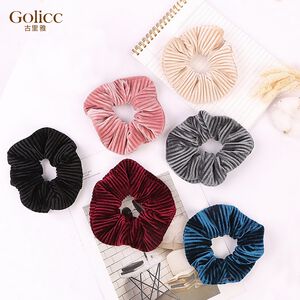 【Gulicc】古莉可 髮圈 韓版ins 絨布大腸圈