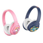 [JunYu] BAMiNi Space children's flagship over-ear active noise reduction Bluetooth headphones (gift box packaging - earphone storage bag included) - Pink, , large