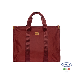 【Bric's】 X-collection 歌劇院托特包(M) BXG45852 - 波爾多酒紅色