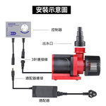 DC inverter submersible motor with 5-speed adjustment - 10000L (with converter), , large