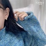 【Gulicc】古莉可 耳環 鑰匙鑲鑽愛心耳環, , large