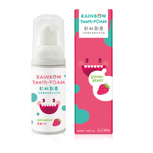 Luveta 兒童專用含氟抗敏感泡沫牙膏-草莓口味/50ml［集翔國際］