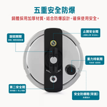 BRICKELL 遠紅外線琺瑯 旋轉壓力鍋 4L/5L 經典紅/漸層墨綠, , large