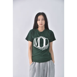 (S) 印花綠色短袖上衣二手衣,  (S) 印花綠色短袖上衣二手衣