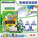 [日日好物]日本SC Johnson莊臣-最強洗淨防污推桿式馬桶清潔凝膠38g+推桿1支/盒-薄荷(黑金綠標)(坐式馬桶去尿漬消臭黏凍,免刷洗潔廁香氛凍,鑽石型凝凍可沖約720次), , large
