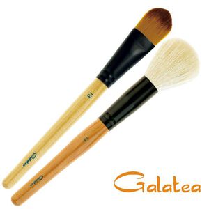 【Galatea葛拉蒂】彩顏系列-羊毛蜜粉刷+粉底刷