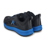 ROAD EASY 抗穿刺安全防護鞋 工作鞋 安全鞋 鋼頭鞋 塑鋼頭 防砸 寬楦 抗菌 除臭 吸震 排水 止滑 黑 黑藍, , large