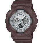 CASIO 卡西歐 BABY-G 黑巧克力雙顯手錶 BA-130SW-5A, , large
