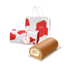 【Yannick 】Pudding Milk Tea Roll Cake(18CM / Roll)