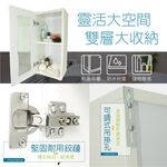 【雙手萬能】防水塑鋼單門浴櫃 加大款 (直送 吊櫃 收納櫃 置物櫃), , large