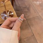 【Gulicc 】古莉可 戒指 雙層蝴蝶結微鑲鋯石戒指, , large