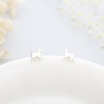 【Angel & Me】可愛 貓 貓咪 Cat 一對 s925 純銀 耳環 耳夾 生日 聖誕 情人節 禮物, , large