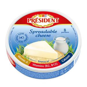 總統牌 軟質原味乾酪 140g克