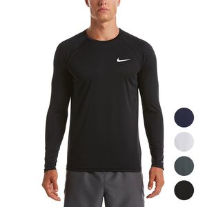 NIKE Essential 成人男性長袖防曬衣 長袖上衣 抗UV UPF 40+ DRI-FIT NESSA587