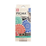 日本 SAKURA PIGMA筆格邁 代針筆套6入組-曼陀羅 / 組 XSDK01-MD6A, , large