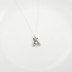 【Angel & Me】手工 泰迪熊 Teddy bear s925 純銀項鍊 生日 情人節 禮物, , large