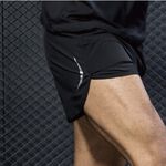 【AREXSPORT】AS-7256 男假兩件 男運動短褲 男三分褲 加大碼男短褲 跑步反光戶外健身運動短褲 馬拉松三鐵, , large