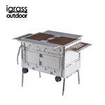 igrass outdoor 多功能露營推車-米白, , large