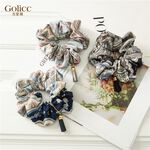 【Gulicc】古莉可 髮圈 歐美款復古流蘇吊墜大腸圈, , large