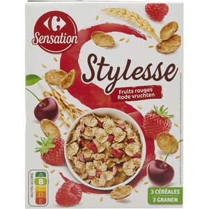 C-Rice  Wheat flake cereal red fruits