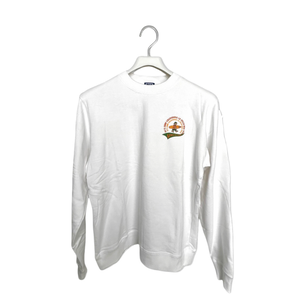 Surf boy printed sweatshirt white