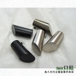 Metal Curtain Rod Finials – Lipstick Design for 16mm Rod | 2pcs Set | Italian Series | DIY Home Decoration | Black, , large