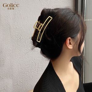 【Gulicc 】古莉可 髮夾 韓系金屬長方形髮夾